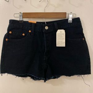 Levi 501 Jean Shorts - Dark Indigo